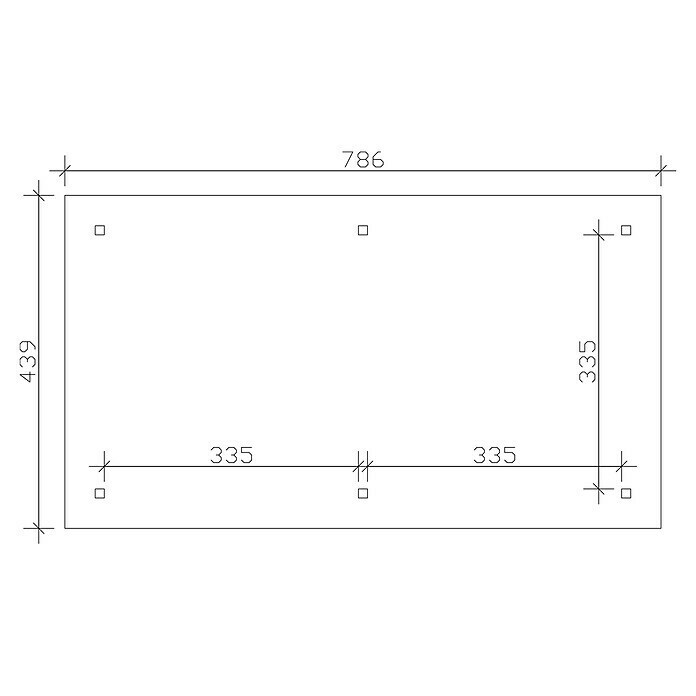 Skan Holz Pavillon Orleans 2L x B: 786 x 439 cm, Holz, Natur Sketch