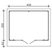 SKAN HOLZ Gartenhaus Ostende (Außenmaß inkl. Dachüberstand (B x T): 440 x 380 cm, Holz, Natur, 12 m²) | BAUHAUS