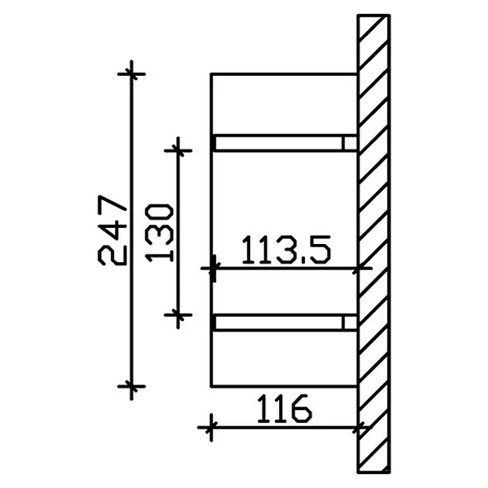 Skan Holz Giebelvordach Siegen 1247 x 116 x 208 cm, Schiefergrau