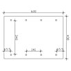 SKAN HOLZ Carport Wallgau (Außenmaß inkl. Dachüberstand (B x T): 4,3 x 6 m, Einzelcarport, Nussbaum, Dachlatten zur Eindeckung mit Dachziegeln) | BAUHAUS