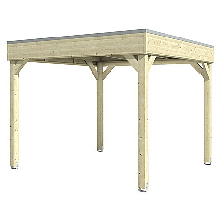 SKAN HOLZ Pavillon Toulouse (B x T: 302 x 302 cm, Holz, Natur)