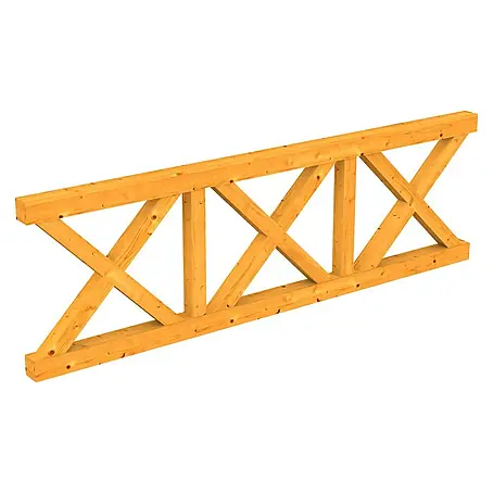 SKAN HOLZ  Brüstungsgeländer Andreaskreuz