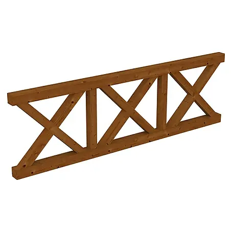 SKAN HOLZ  Brüstungsgeländer Andreaskreuz