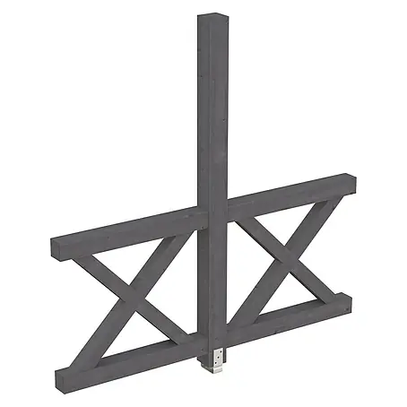 SKAN HOLZ  Seitenwand Andreaskreuz