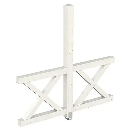 SKAN HOLZ  Seitenwand Andreaskreuz