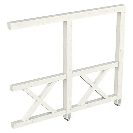 SKAN HOLZ  Seitenwand Andreaskreuz
