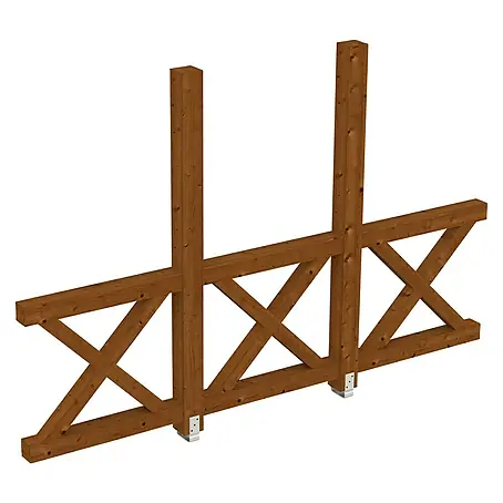 SKAN HOLZ  Seitenwand Andreaskreuz