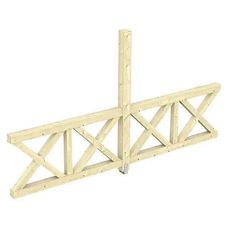 SKAN HOLZ  Seitenwand Andreaskreuz