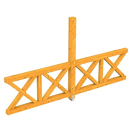 SKAN HOLZ  Seitenwand Andreaskreuz