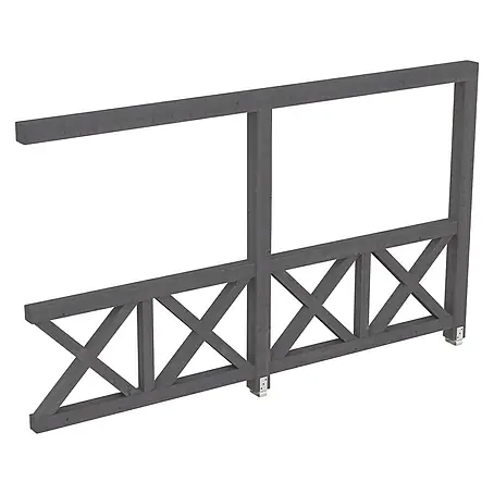 SKAN HOLZ  Seitenwand Andreaskreuz