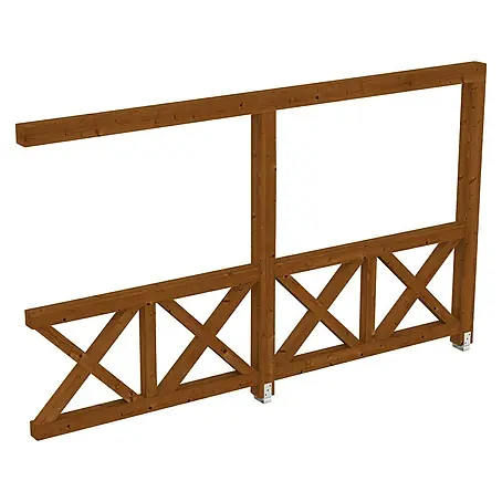 SKAN HOLZ  Seitenwand Andreaskreuz
