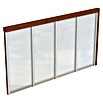 SKAN HOLZ Seitenwand (Passend für: Skan Holz Leimholz-Terrassenüberdachungen, Tiefe 400/389 cm, Nussbaum) | BAUHAUS