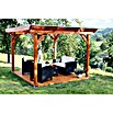 SKAN HOLZ Pavillon Marseille (L x B: 350 x 327 cm, Weiß) | BAUHAUS