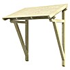 SKAN HOLZ Pultvordach Paderborn 2 (242 x 156 x 208 cm, Natur) | BAUHAUS