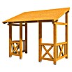 SKAN HOLZ Pultvordach Paderborn 7 (336 x 202 x 208 cm, Eiche Hell) | BAUHAUS