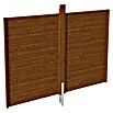 SKAN HOLZ Rückwand (L x H: 291 x 200 cm, Nussbaum, Passend für: Skan Holz Carports) | BAUHAUS