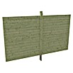 SKAN HOLZ Rückwand (L x H: 355 x 200 cm, Grün, Passend für: Skan Holz Carports) | BAUHAUS