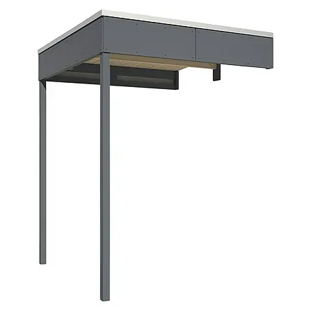 SKAN HOLZ CrossCube Gartenhaus-Anbau Crosscube