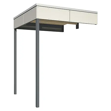 SKAN HOLZ CrossCube Gartenhaus-Anbau Crosscube
