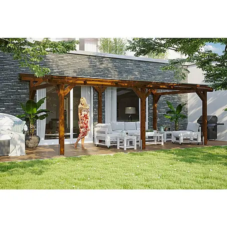 SKAN HOLZ  Terrassenüberdachung Siena