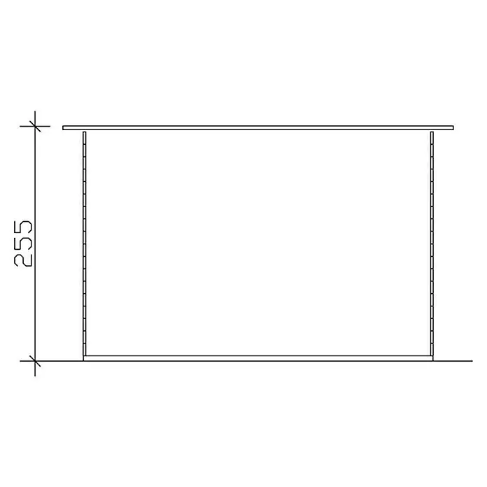 Skan Holz Gartenhaus Breda 2Außenmaß inkl. Dachüberstand (B x T): 420 x 440 cm, Holz, Schiefergrau