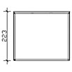 SKAN HOLZ CrossCube Gartenhaus Brisbane 3 (Außenmaß inkl. Dachüberstand (B x T): 253 x 253 cm, Holz, Schiefergrau RAL 7015) | BAUHAUS