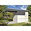 SKAN HOLZ CrossCube Gartenhaus-Anbau Crosscube (B x H: 168 x 223 cm, Passend für: Skan Holz Crosscube Gartenhäuser Sydney/Brisbane 2, Schiefergrau) | BAUHAUS