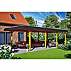 SKAN HOLZ Carport Wendland (Außenmaß inkl. Dachüberstand (B x T): 4,09 x 8,7 m, Einzelcarport, Eiche Hell, Farbe Dach: Anthrazit, Materialspezifizierung Dach: Aluminium-Dachplatten) | BAUHAUS