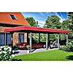 SKAN HOLZ Carport Wendland (Außenmaß inkl. Dachüberstand (B x T): 4,09 x 8,7 m, Einzelcarport, Schiefergrau, Materialspezifizierung Dach: Aluminium-Dachplatten, Ohne Abstellraum) | BAUHAUS