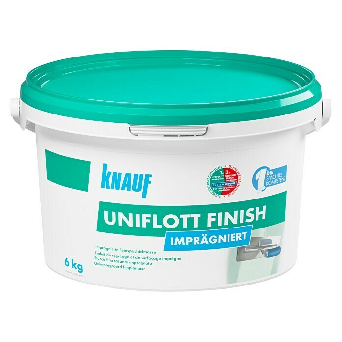 Knauf Fugenspachtel Uniflott Finish imprägniert6 kg, Gebrauchsfertig Front View