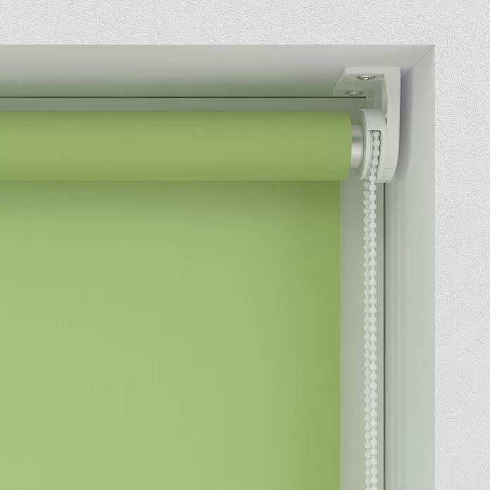 Expo Ambiente Rollo Mini - B x H: 60 x 150 cm, Grün, Uni, Tageslichtdurchlässig - Detailaufnahme