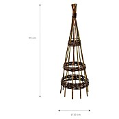 Rankhilfe (Höhe: 90 cm, Weide, Naturbraun) | BAUHAUS