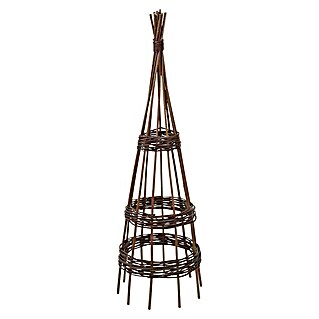 Rankhilfe (Höhe: 110 cm, Weide, Naturbraun)