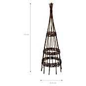 Rankhilfe (Höhe: 110 cm, Weide, Naturbraun) | BAUHAUS