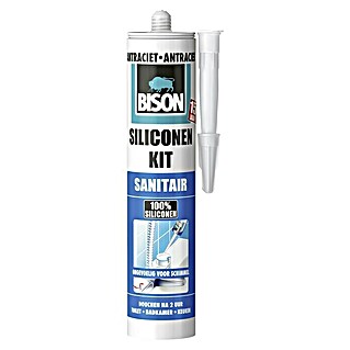 Bison Siliconenkit (310 ml, Antraciet)