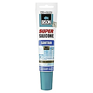 Bison Siliconenkit Super Silicone Sanitair (150 ml, Wit)