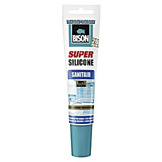 Bison Siliconenkit Super Silicone Sanitair (310 ml, Transparant)