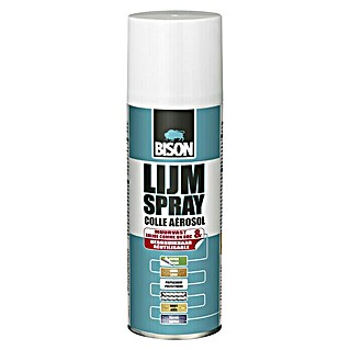 Bison Contactlijm Spray 200 ml (Vochtbestendig, Kleurloos/Transparant, 200 ml)