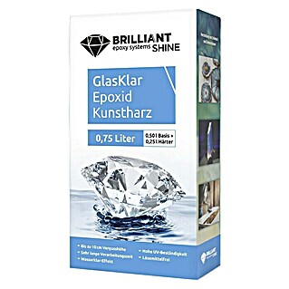 Epoxidharz Kunstharz Brilliant Shine (Glasklar, 0,75 l)