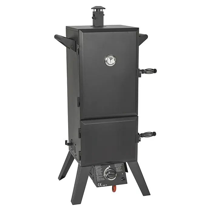 El Fuego Smoker XL - Grillfläche (B x T): 35 x 34 cm, 4,4 kW - Der Outdoor Smoker in Anthrazit ist ideal zum Räuchern von Fleisch oder Fisch. Das Gerät ist robust und einfach zu bedienen.