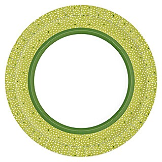 Duni Pappteller (10 Stk., Durchmesser: 22 cm, Rice Green)
