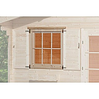 Weka Gartenhaus-Fenster (91 x 91 cm, Passend für: Weka Gartenhäuser Wandstärke 21/28 mm, Natur)