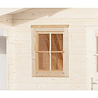 Weka Gartenhaus-Fenster (69 x 79 cm, Passend für: Weka Gartenhäuser Wandstärke 21/28 mm, Natur)