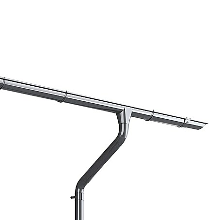 Weka Dachrinnen-Set (Passend für: Flachdachhäuser mit Anbau bis Dachbreite 650 cm)
