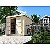Weka Gartenhaus 321 (Außenmaß inkl. Dachüberstand (B x T): 195 x 237 cm, Holz, Natur, 3,861 m²) | BAUHAUS