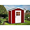 Weka Gartenhaus 223 (Außenmaß inkl. Dachüberstand (B x T): 260 x 178 cm, Holz, Schwedenrot/Weiß) | BAUHAUS