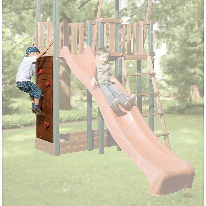 Weka Kletterwand Tabaluga (Passend für Weka Kinderspieltürme) BAUHAUS