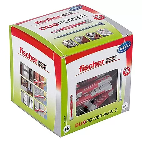 Fischer Duopower Dübel- & Schraubenbox 8x65 S LD