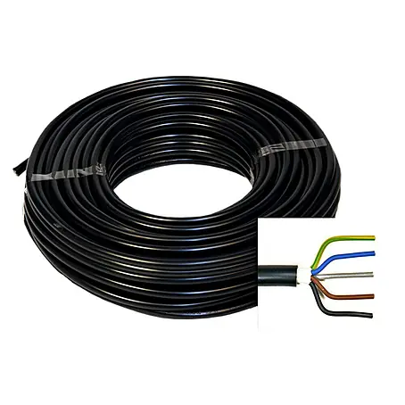 Erdkabel NYY-J 5x2,5 mm²