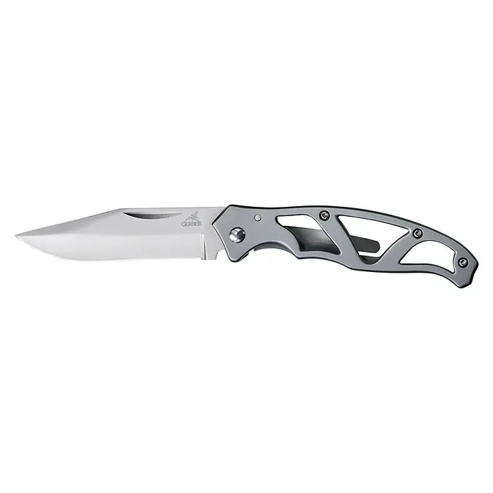 Gerber Multifunktions-Messer Paraframe Mini - Klingenlänge: 56 mm, Arretierbare Klinge - Das Gerber Paraframe Mini Messer ist ein schlankes, leichtes Taschenmesser mit einem Frame-Lock-Design. Ideal für den täglichen Gebrauch.